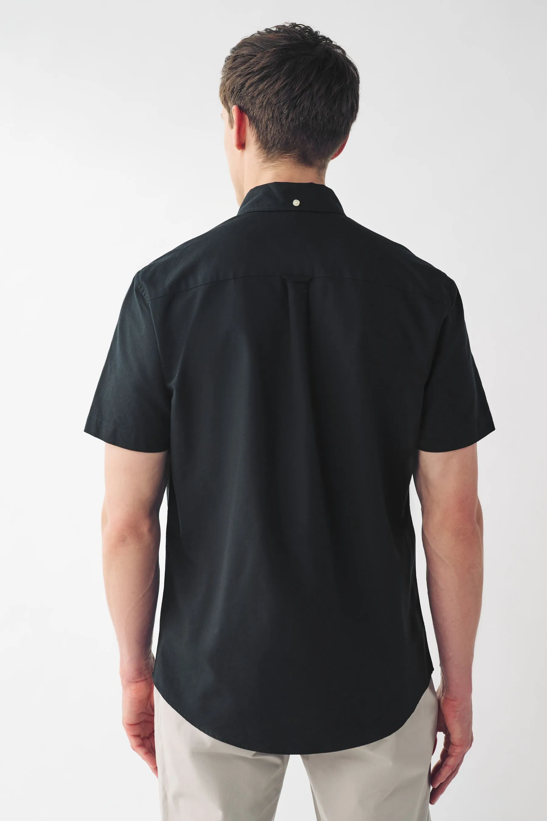 100% Cotone Vestibilità Regolare - Camicia Oxford a maniche corte    