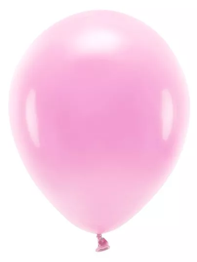 100 palloncini pastello eco rosa 26cm