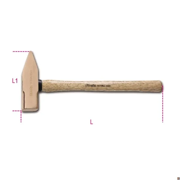 1370BA-1000 - MARTELLI TIPO TEDESCO ANTISCINTILLA BETA UTENSILI 013700810