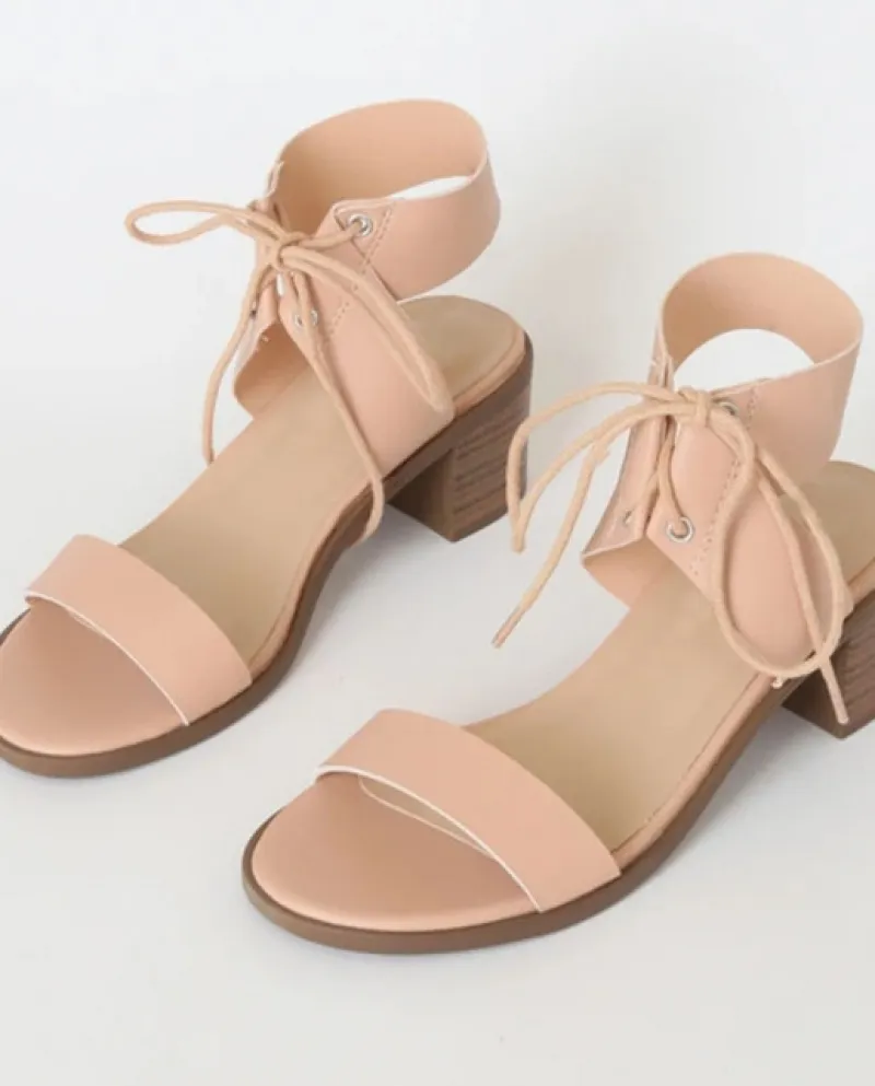 2022 Estate New Plus Size Scarpe da donna Sandali con punta tonda romana Sandali con tacco alto Bocca di pesce Tacco spesso Tint