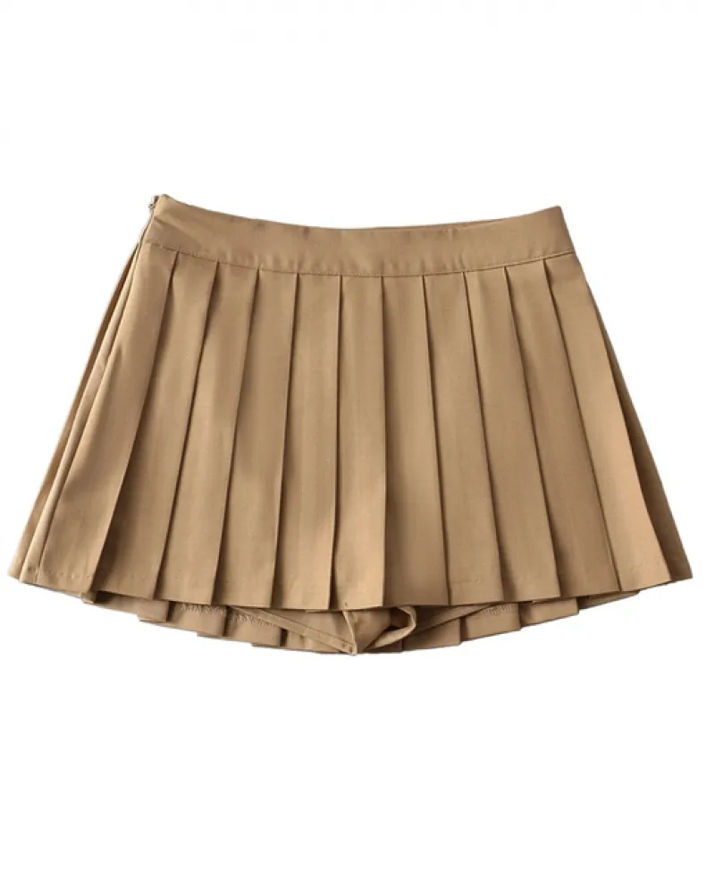 2022 mini gonne estive da donna gonne casual a vita alta per le donne gonne da tennis moda gonna a pieghe vintage nera