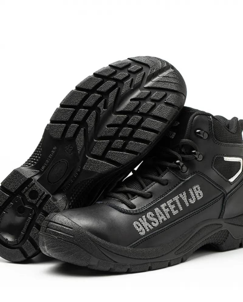 2022 Primavera Autunno Mens New Steel Toe Stivali di sicurezza sul lavoro leggeri e traspiranti resistenti alla perforazione Tag