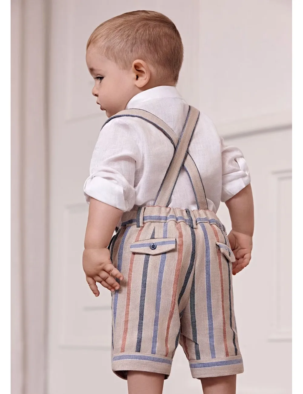 249 COMPLETO ABEL E LULA MASCHIETTO BERMUDA CAMICIA PAPILLON 05249 CERIMONIA BOY
