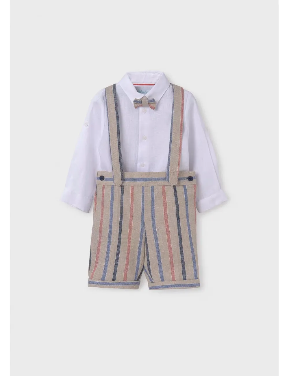249 COMPLETO ABEL E LULA MASCHIETTO BERMUDA CAMICIA PAPILLON 05249 CERIMONIA BOY