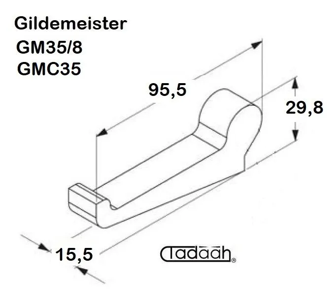 4201293 Nasello per tornio plurimandrino Gildemeister - DMG Mori GM35/8 - GMC35