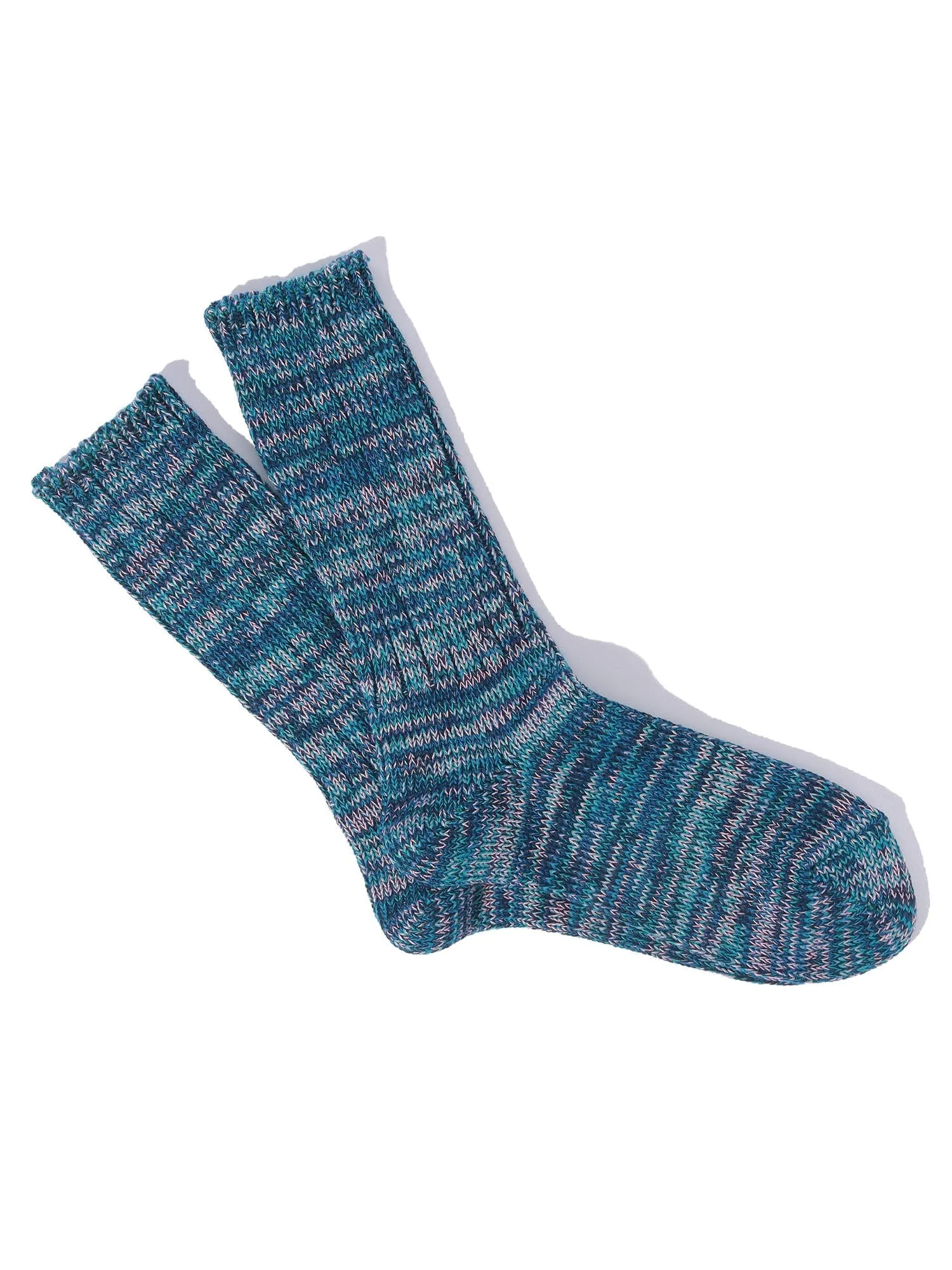 ----------5 Color Mix Crew Socks---------