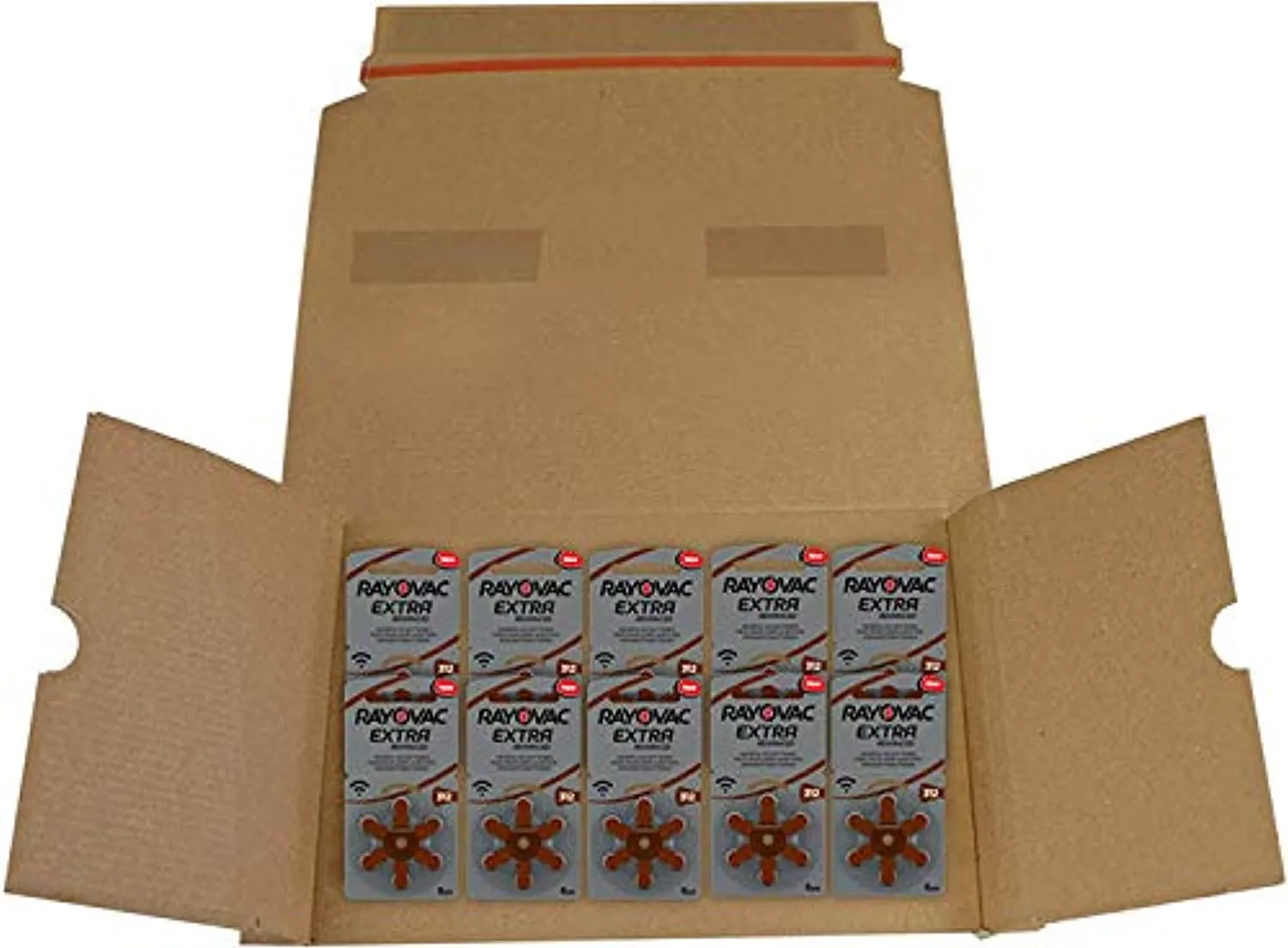 60 piles auditives Rayovac 312 Extra advanced / pile auditive PR41 / piles pour appareils auditifs / 312AE,A312,DA312,P312,PR312