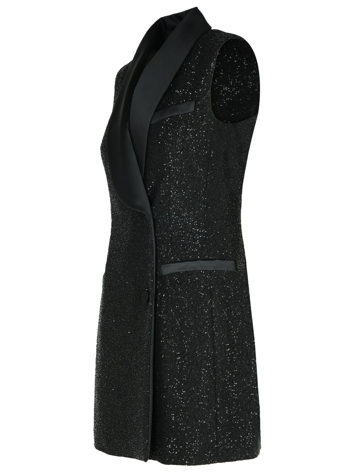 Abito Max Mara 'Eiffel' in miscela viscosa nera