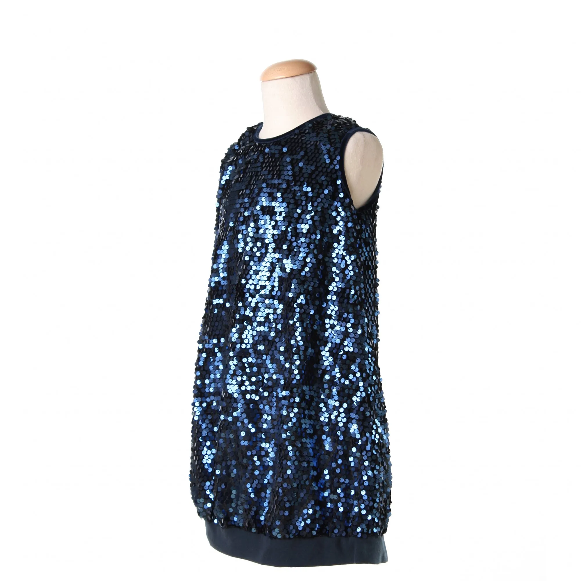 Abito Paillettes All Over Valentina Blu
