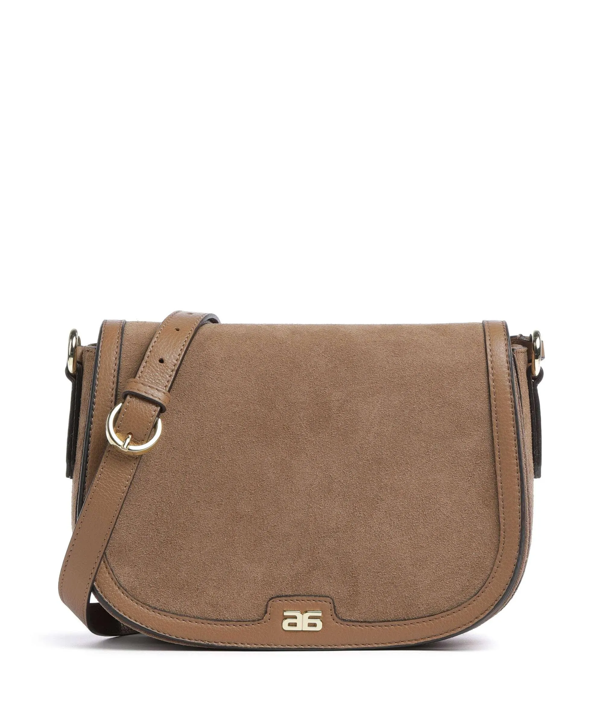  Abro Suede Rosalia Borsa a tracolla pelle bovina ruvida, pelle di vacchetta grana camel  