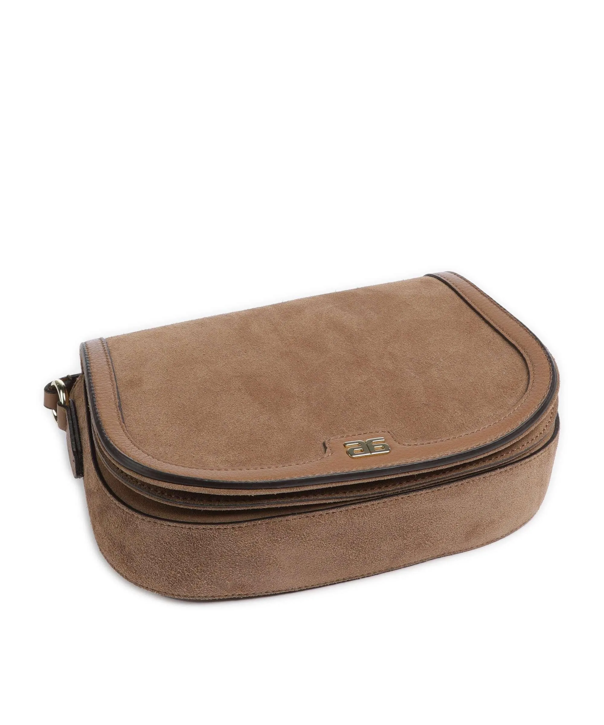  Abro Suede Rosalia Borsa a tracolla pelle bovina ruvida, pelle di vacchetta grana camel  