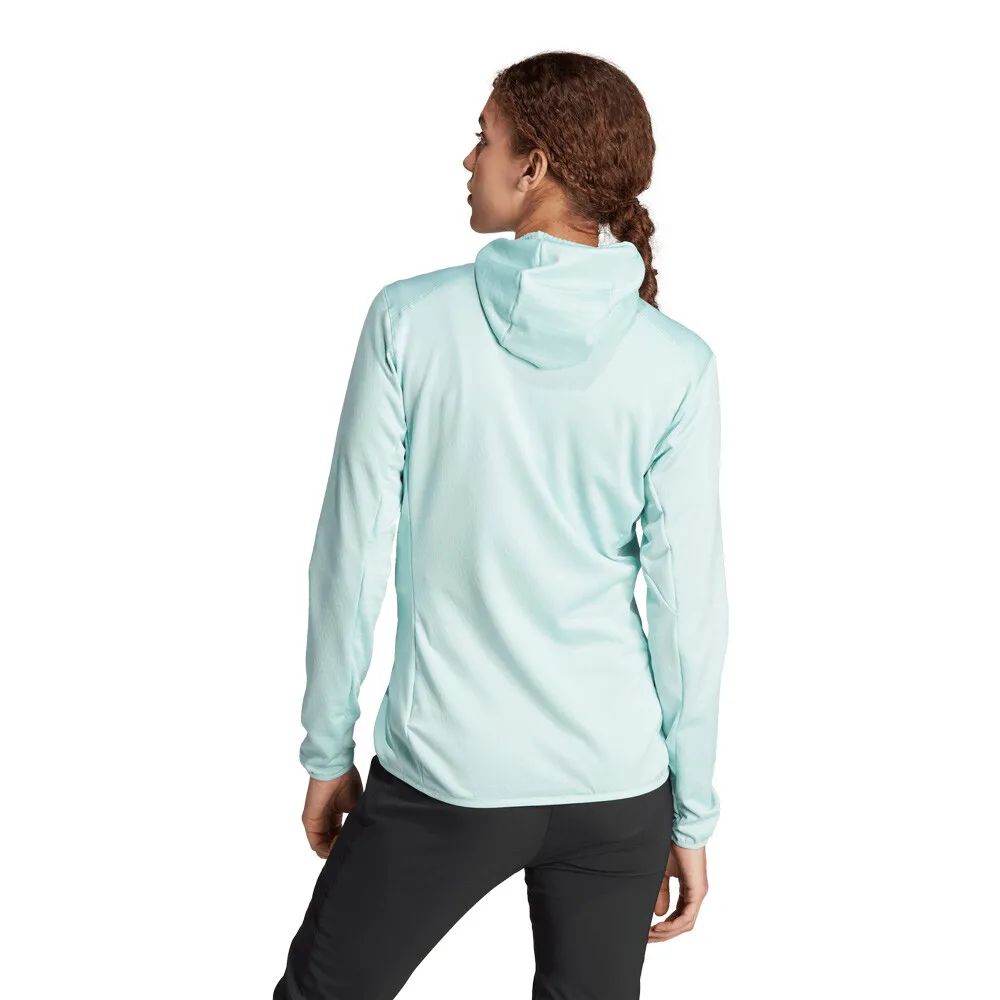 adidas Terrex Xperior Medium Giacca in pile con cappuccio per donna - AW23