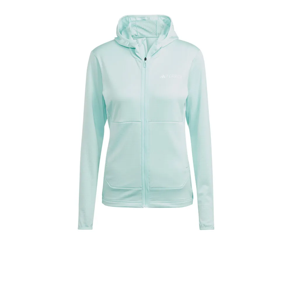 adidas Terrex Xperior Medium Giacca in pile con cappuccio per donna - AW23