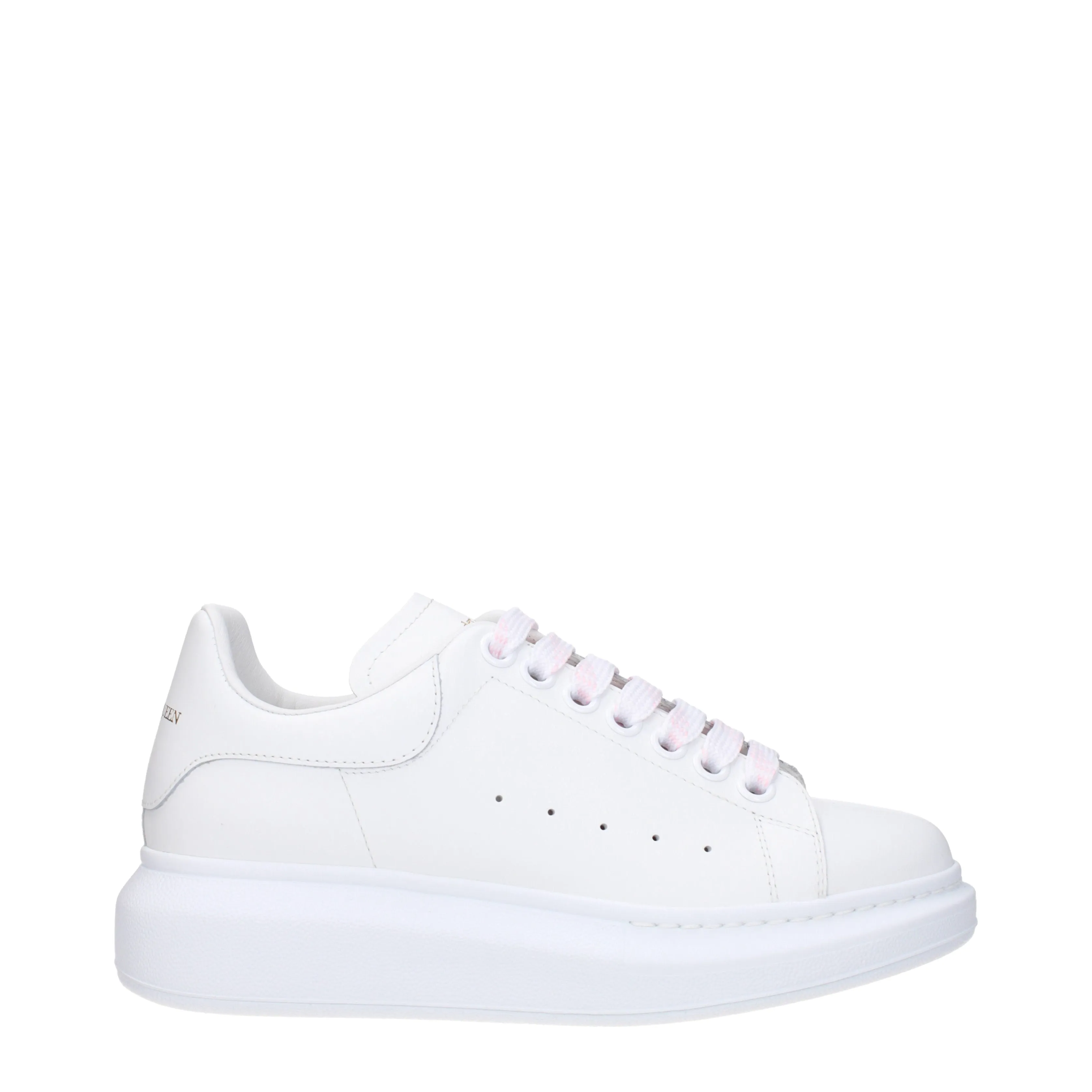 Alexander McQueen Sneakers Larry Donna Pelle Bianco