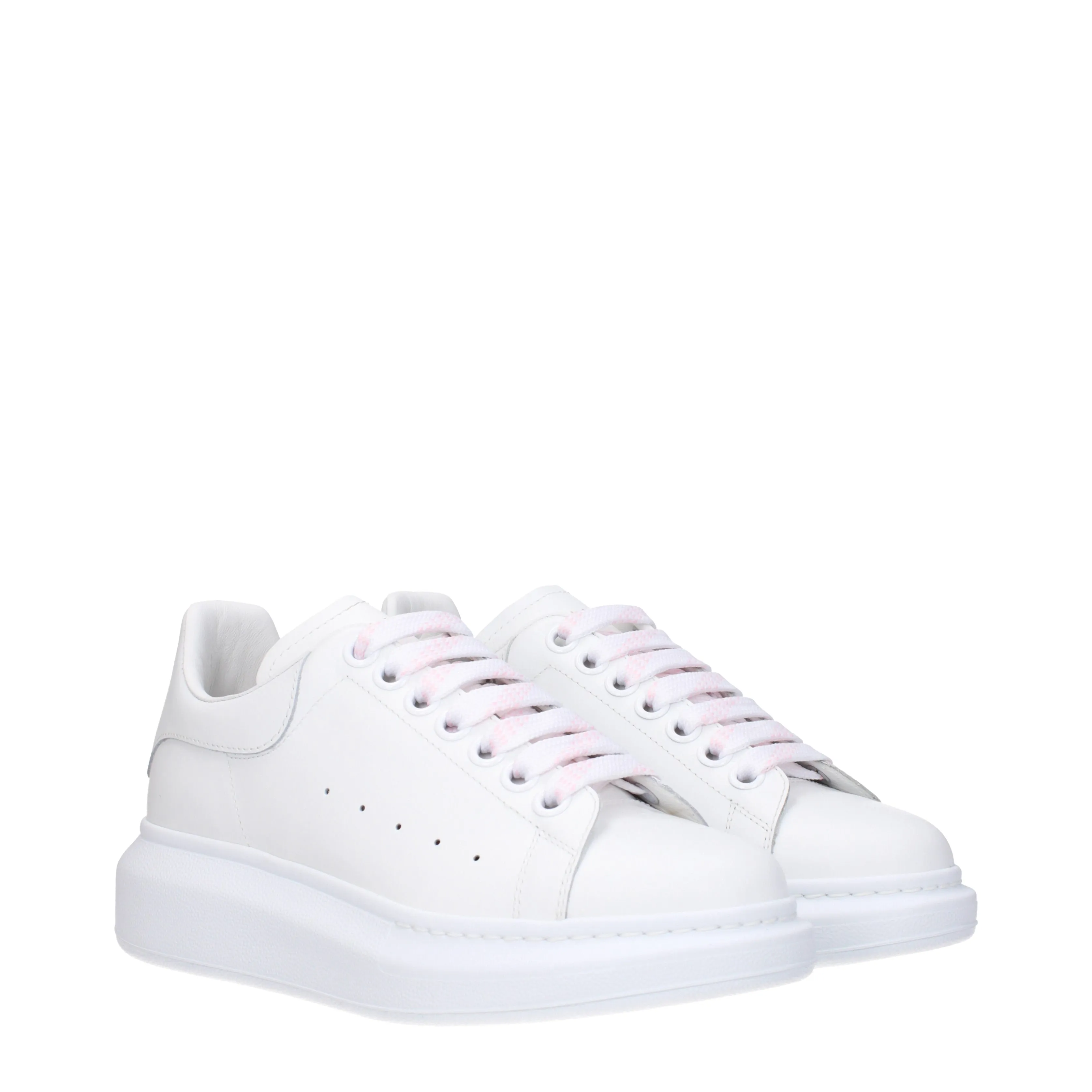 Alexander McQueen Sneakers Larry Donna Pelle Bianco