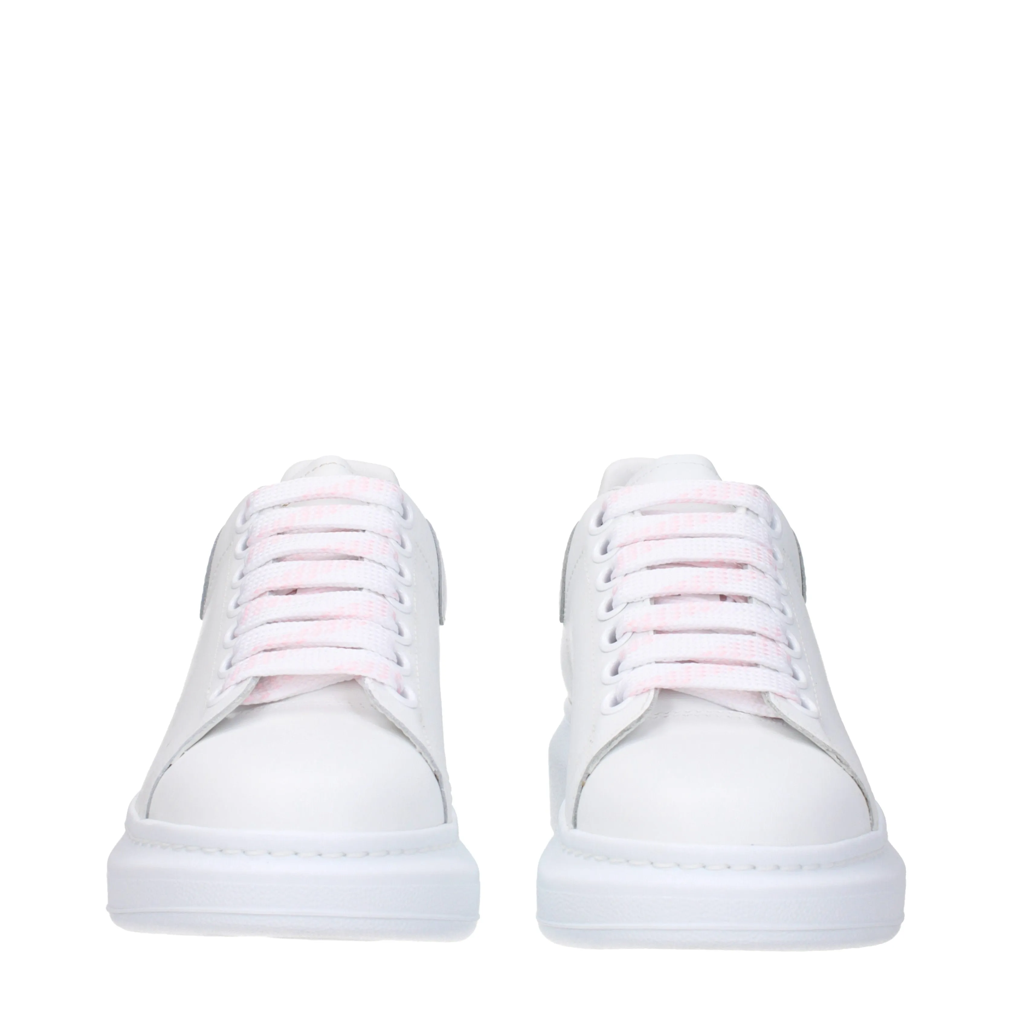 Alexander McQueen Sneakers Larry Donna Pelle Bianco