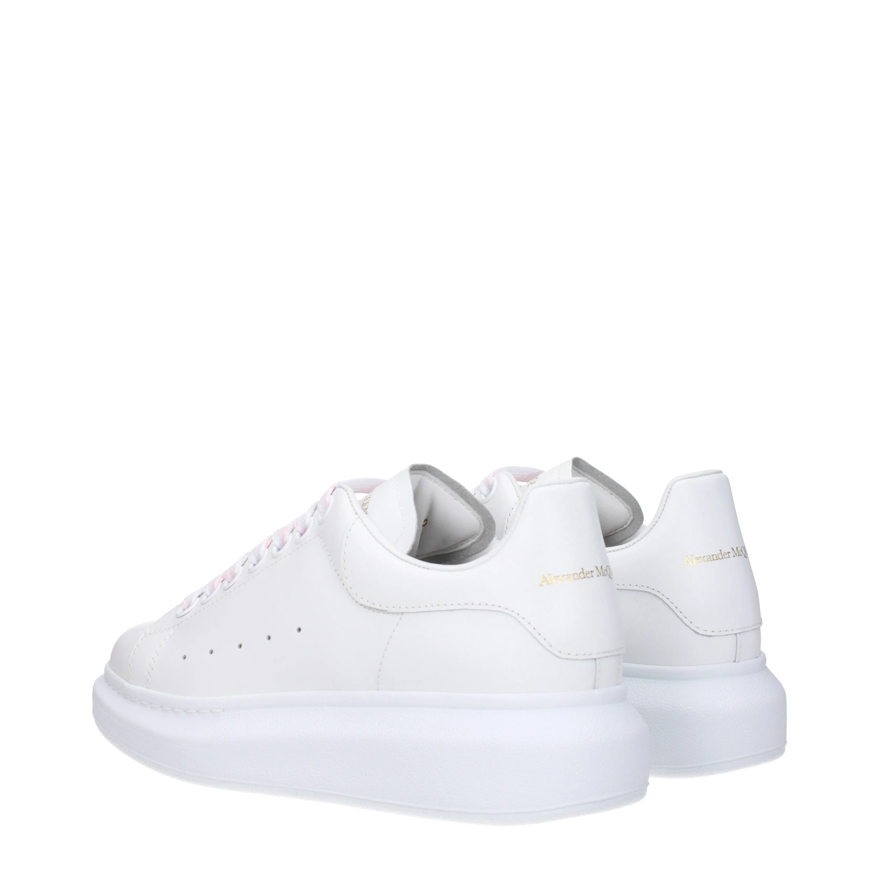 Alexander McQueen Sneakers Larry Donna Pelle Bianco