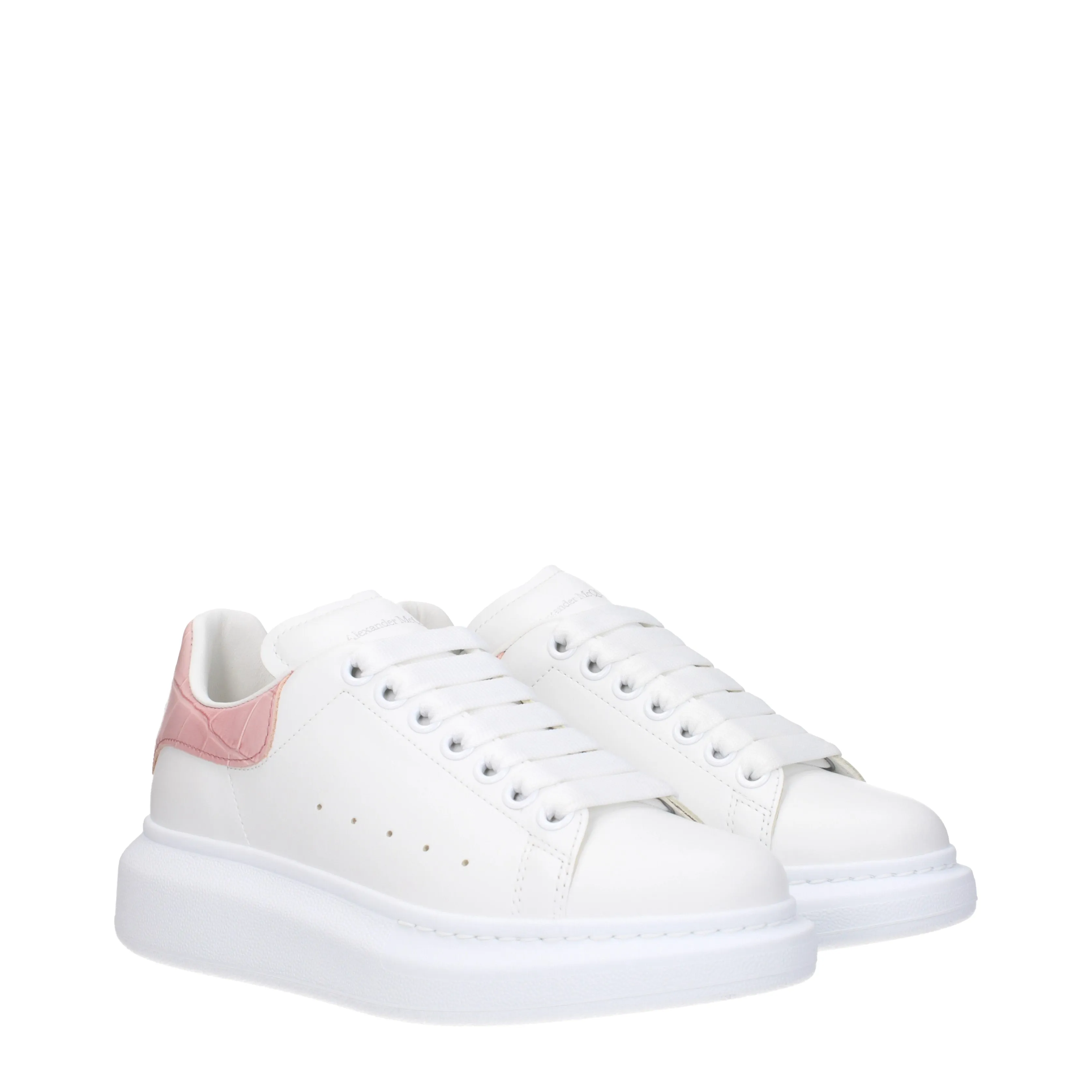 Alexander McQueen Sneakers New tech Donna Pelle Bianco/Argilla