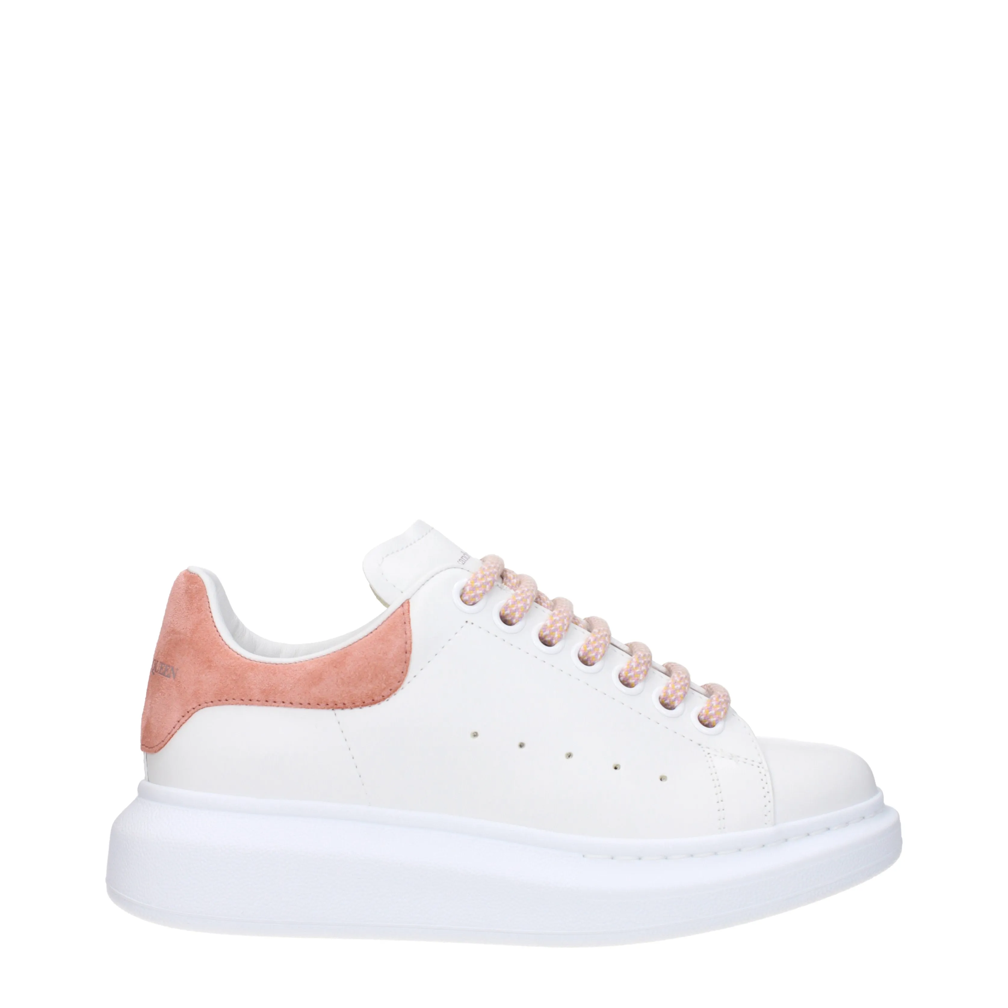 Alexander McQueen Sneakers Oversize Donna Pelle Bianco/Argilla