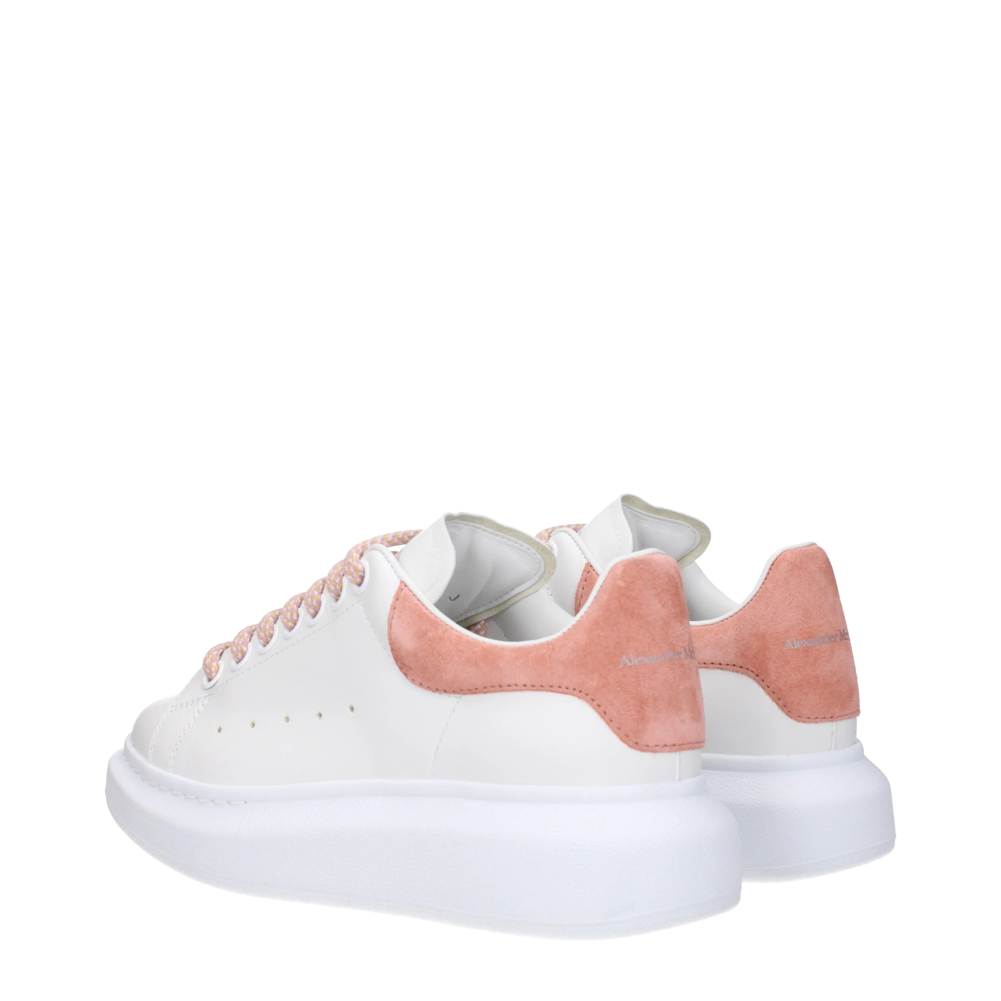 Alexander McQueen Sneakers Oversize Donna Pelle Bianco/Argilla
