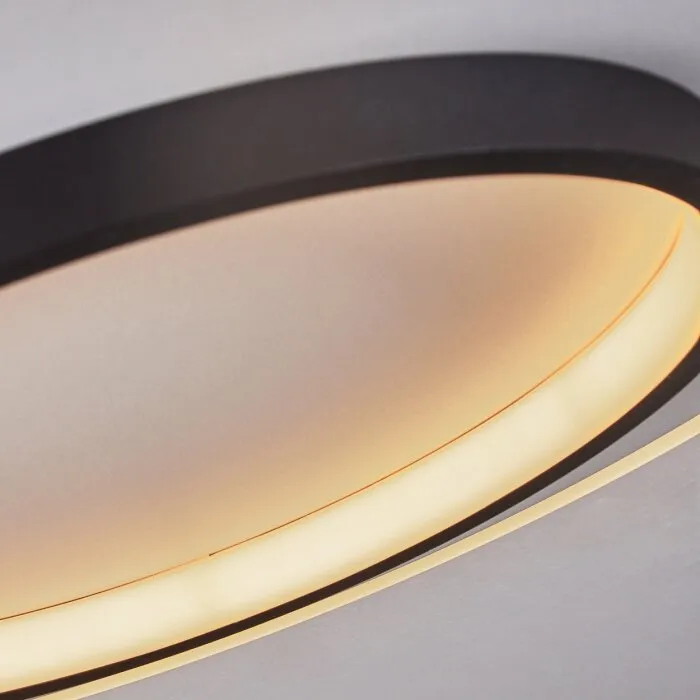 Andelfingen Plafoniera LED Bianco, 1-Luce, Telecomando