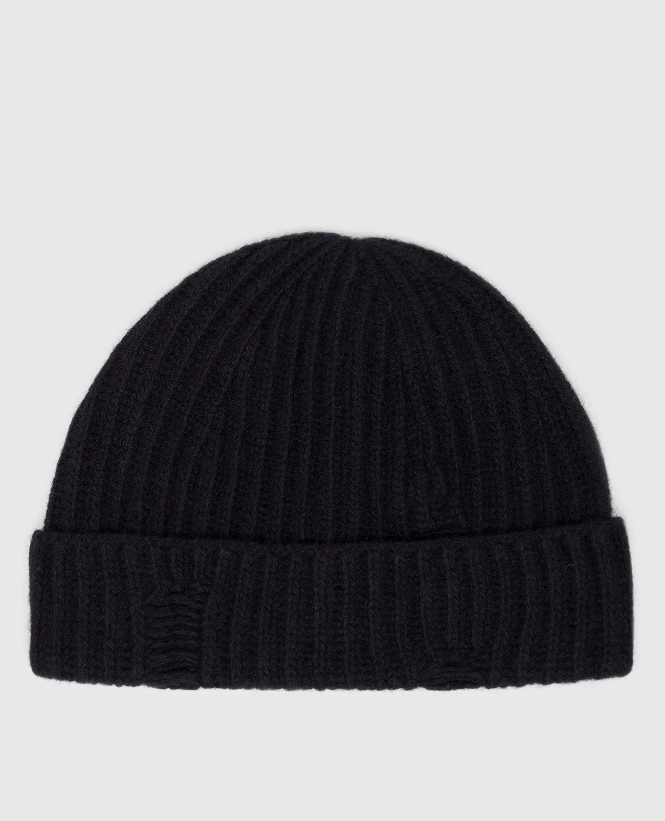 Ann Demeulemeester Cappello Malin nero in lana 2402UHT30KN048