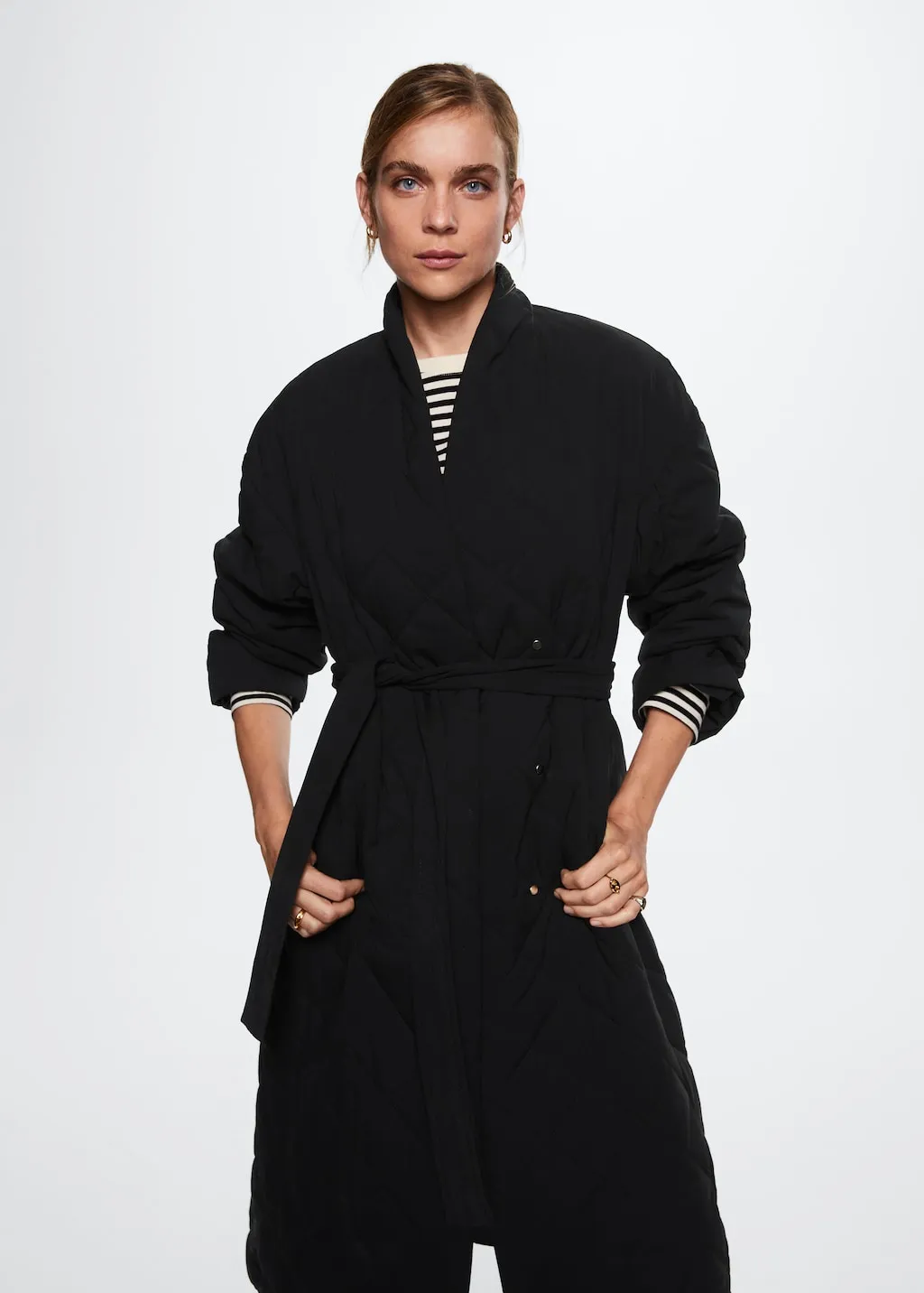 Anorak trapuntato oversize