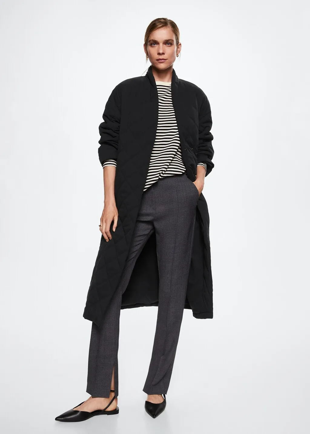 Anorak trapuntato oversize