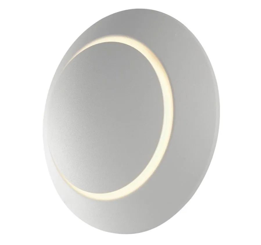 Applique Led 4w Rotonda Con Diffusore Ruotabile 360°