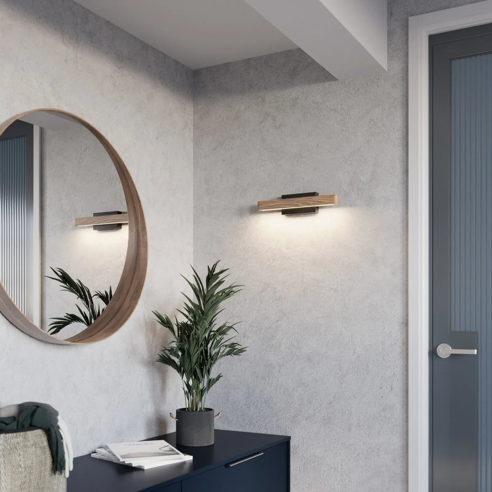 Applique LED Forrestal, larghezza 40 cm