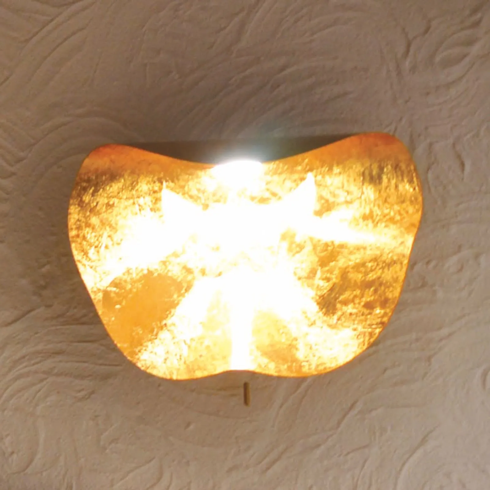 Applique LED Non So 40 cm, dorata