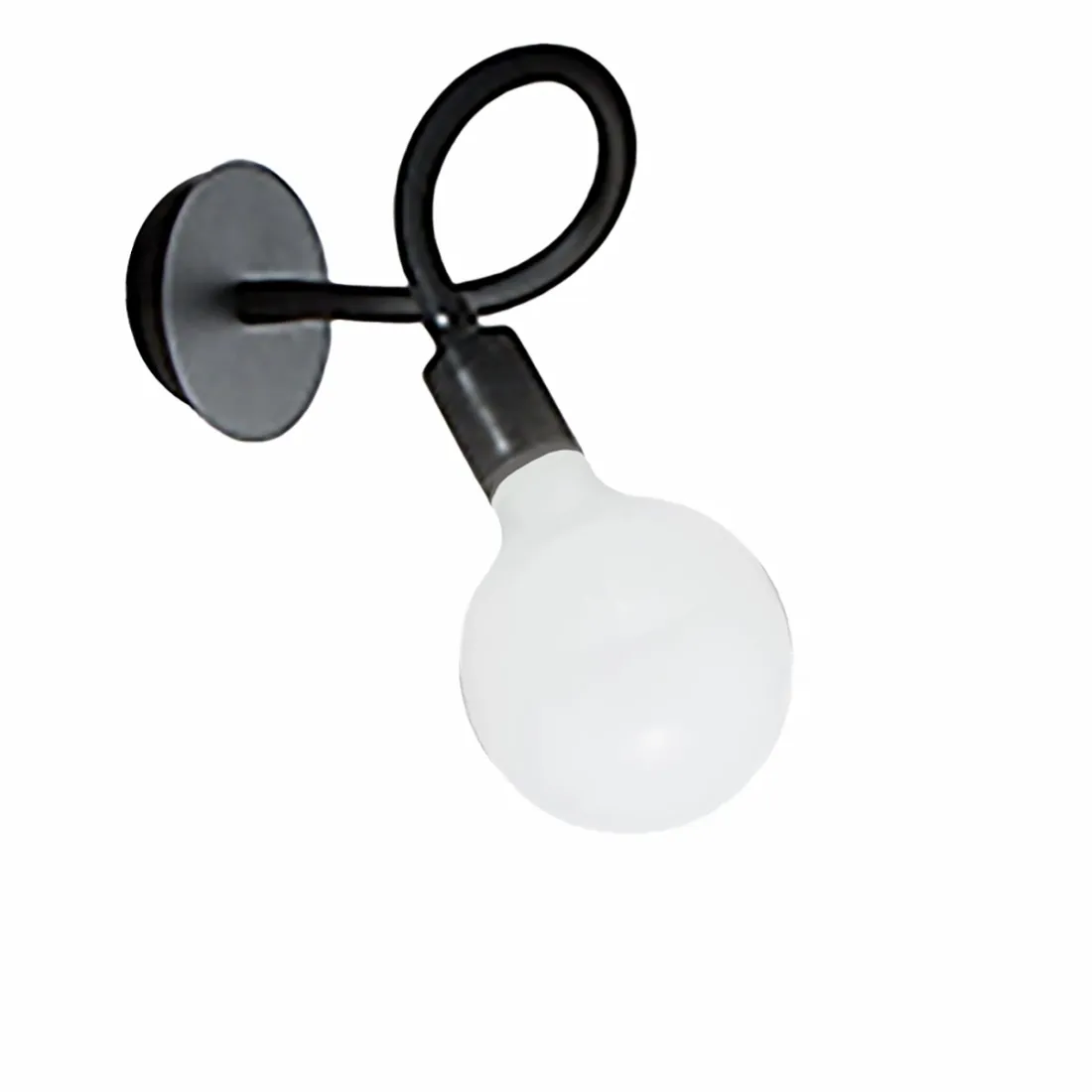 Applique moderno Perenz BULBO 6682 N LED E27 lampada parete braccio orientabile metallo gomma