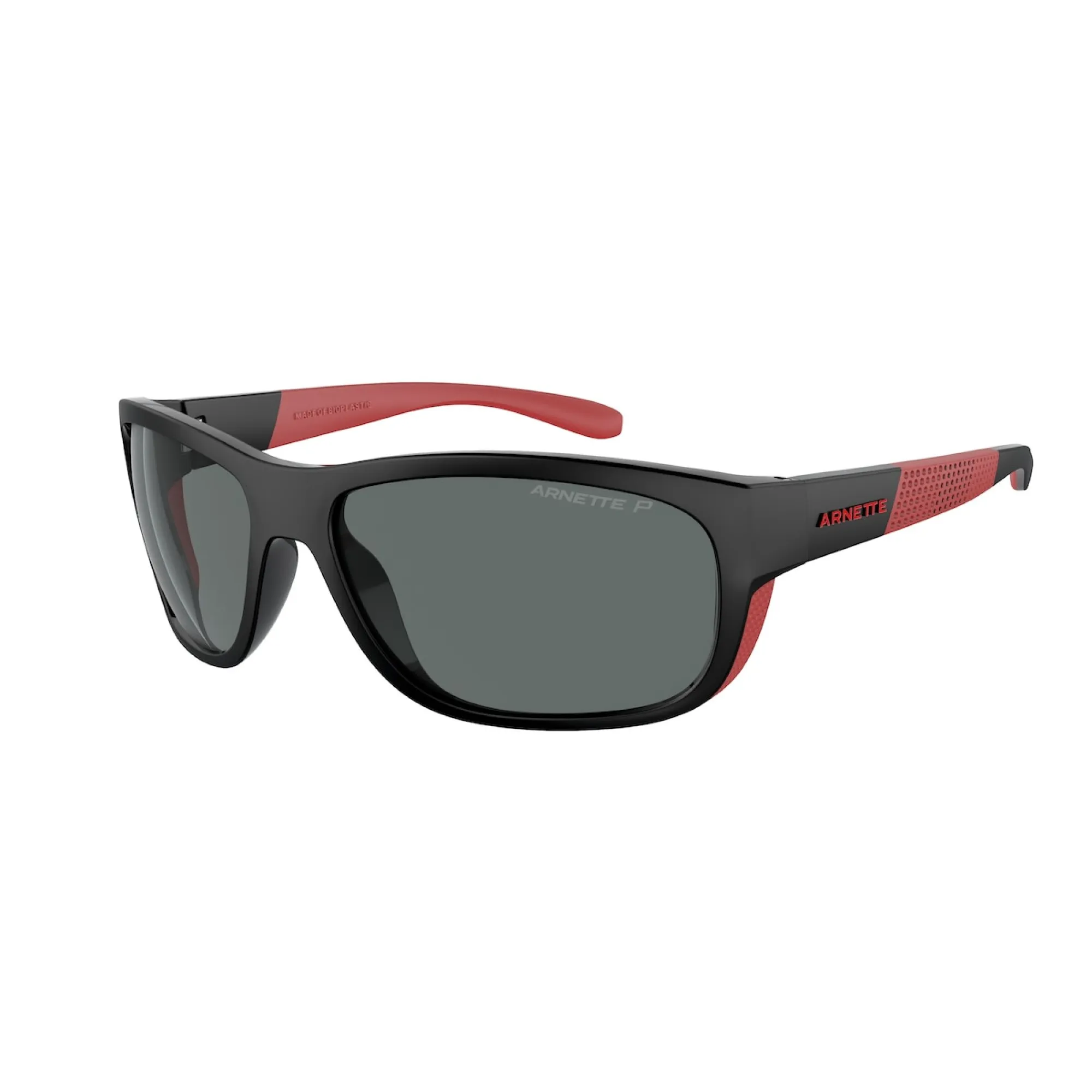   Arnette AN 4337 Floresta 275381 Nero/rosso Opaco/lucido | Occhiale Da Sole Uomo 