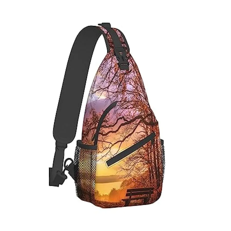 ASEELO Zaino a tracolla con tracolla, borsa da spiaggia, palme, barche, antifurto, zaino a tracolla, zaino per sport all’aperto,