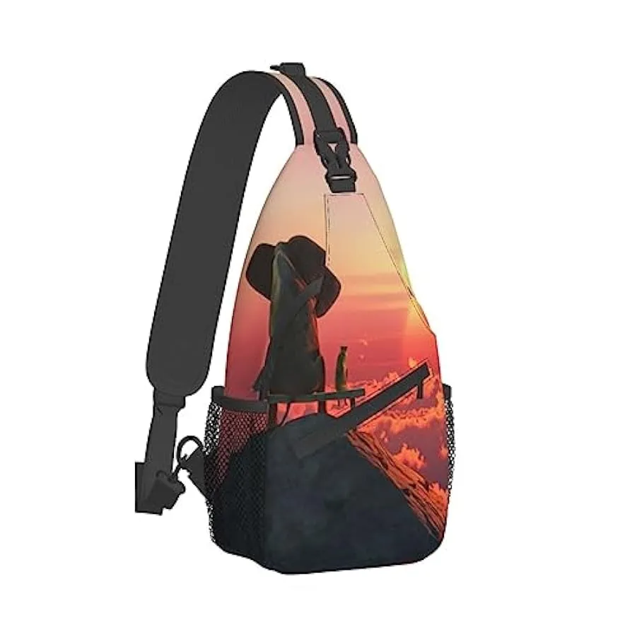 ASEELO Zaino a tracolla con tracolla, borsa da spiaggia, palme, barche, antifurto, zaino a tracolla, zaino per sport all’aperto,