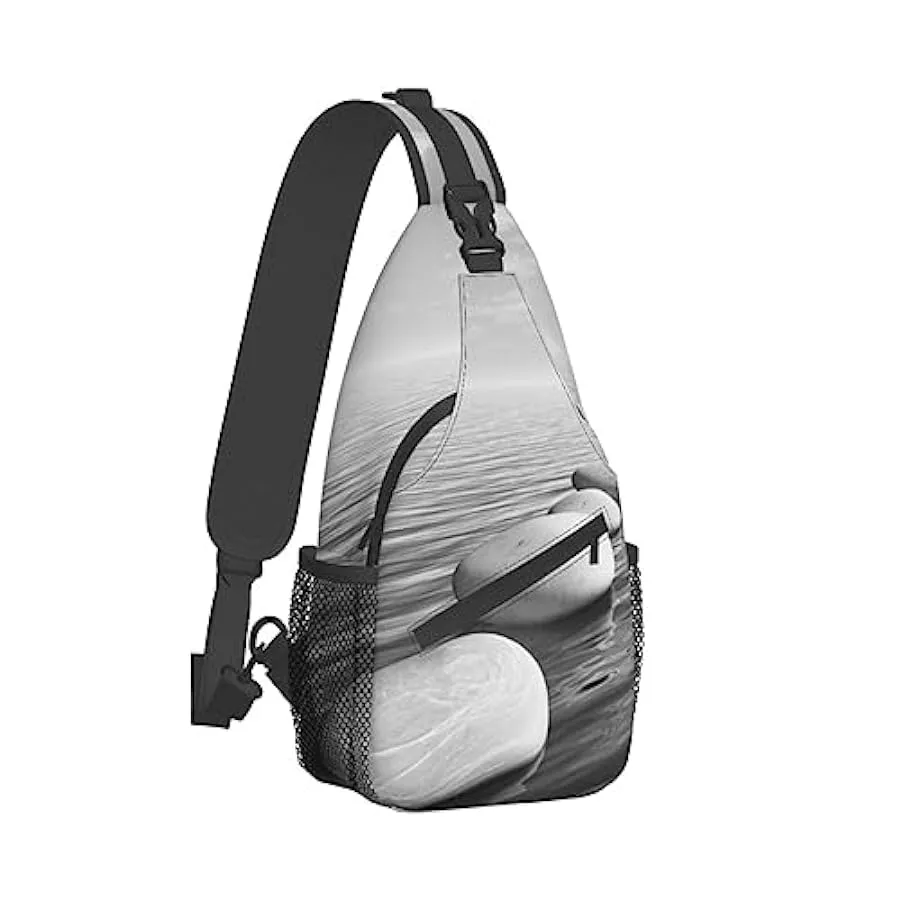 ASEELO Zaino a tracolla con tracolla, borsa da spiaggia, palme, barche, antifurto, zaino a tracolla, zaino per sport all’aperto,