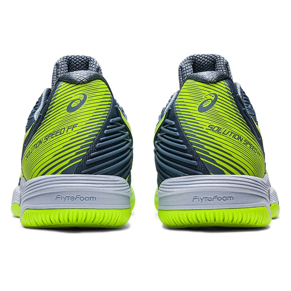 Asics Solution Speed Ff 2 Hc Steel Blu Verde - Scarpe Da Tennis Uomo