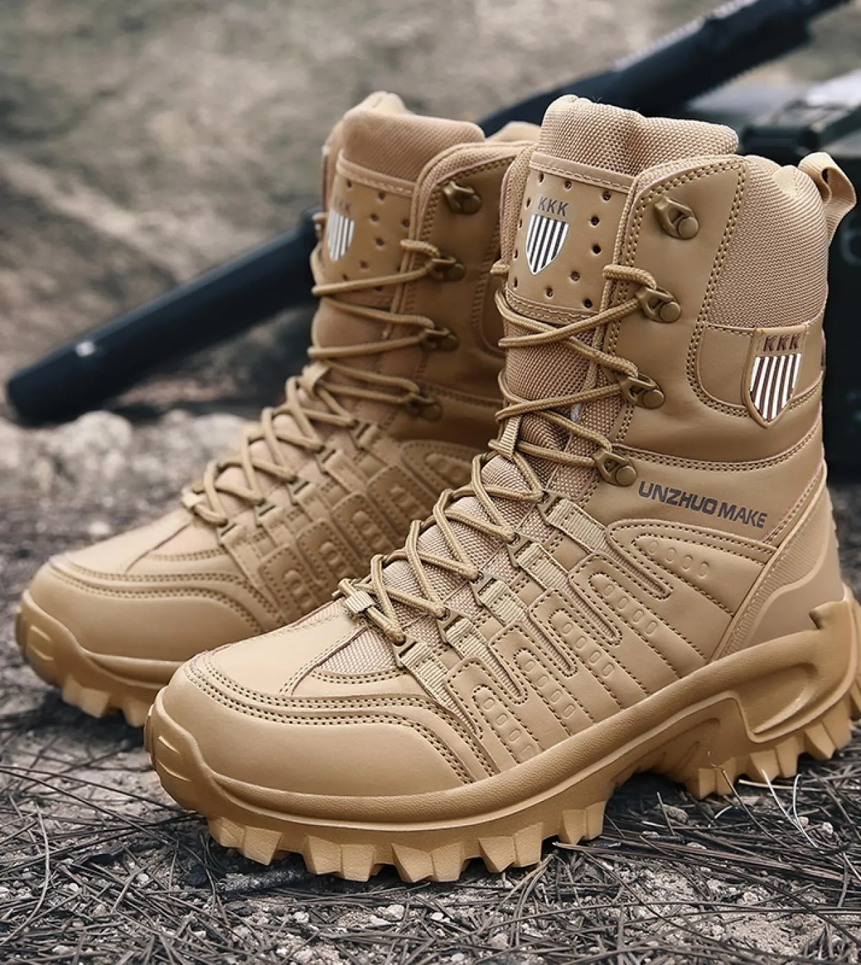 Autunno Inverno Stivali da addestramento al combattimento militare allaperto Scarpe sportive antiscivolo Scarpe da trekking mas