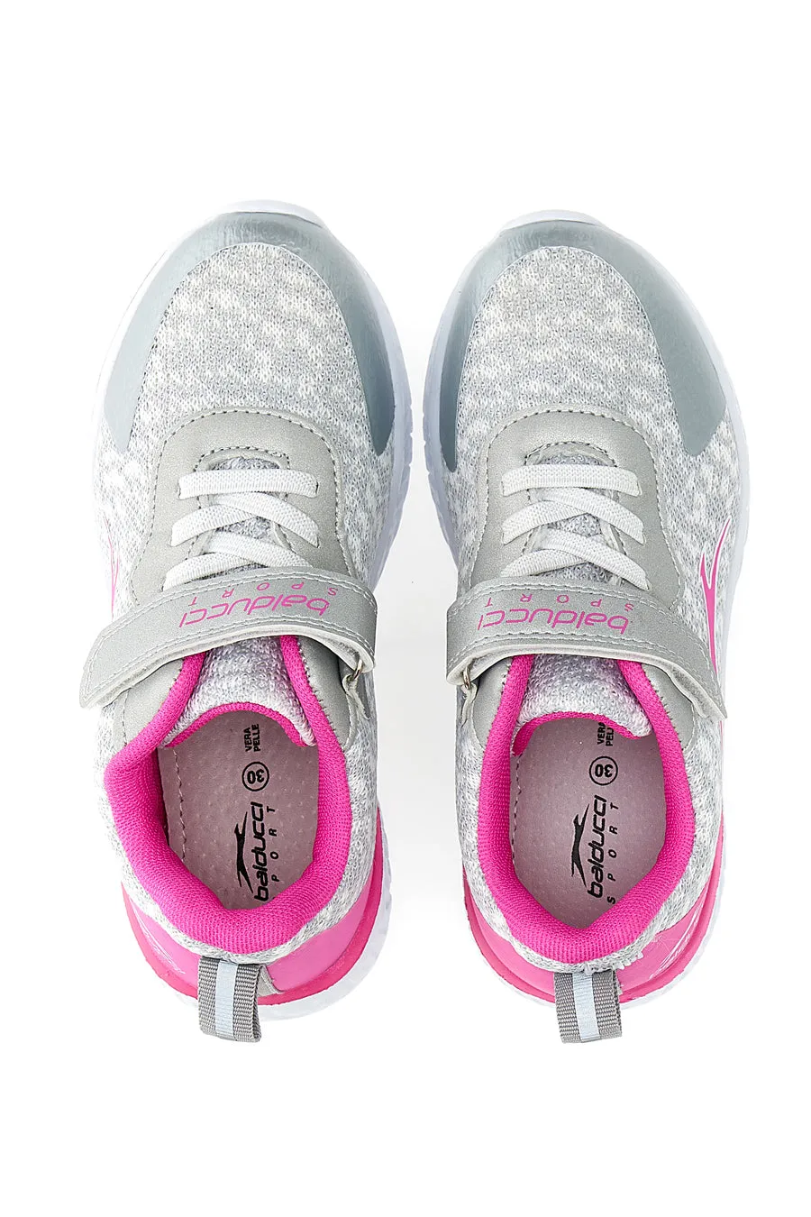   BALDUCCI Sneakers sportive Balducci 3250 Argento Fuxia in tessuto
