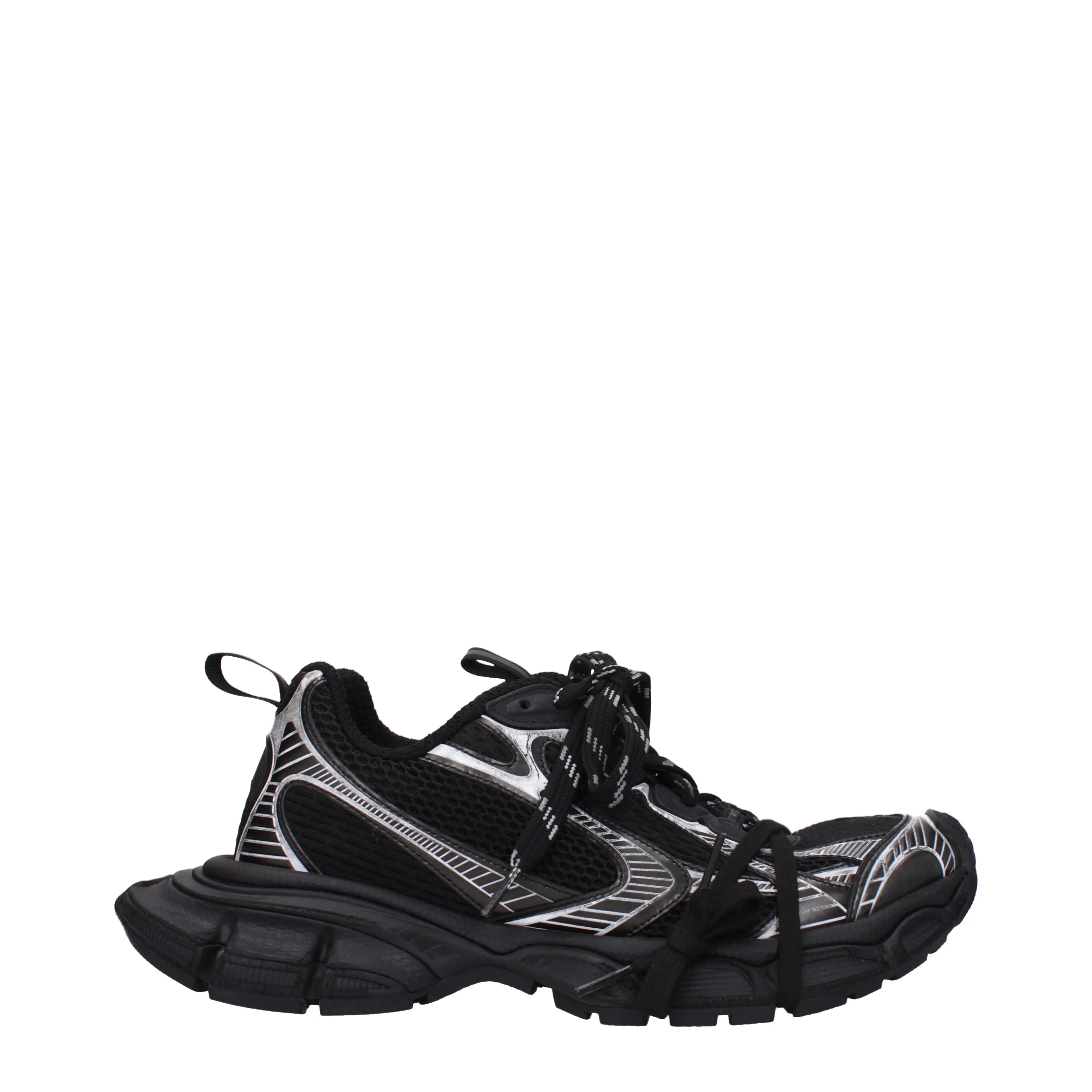Balenciaga Sneakers 3xl Uomo Tessuto Nero/Bianco