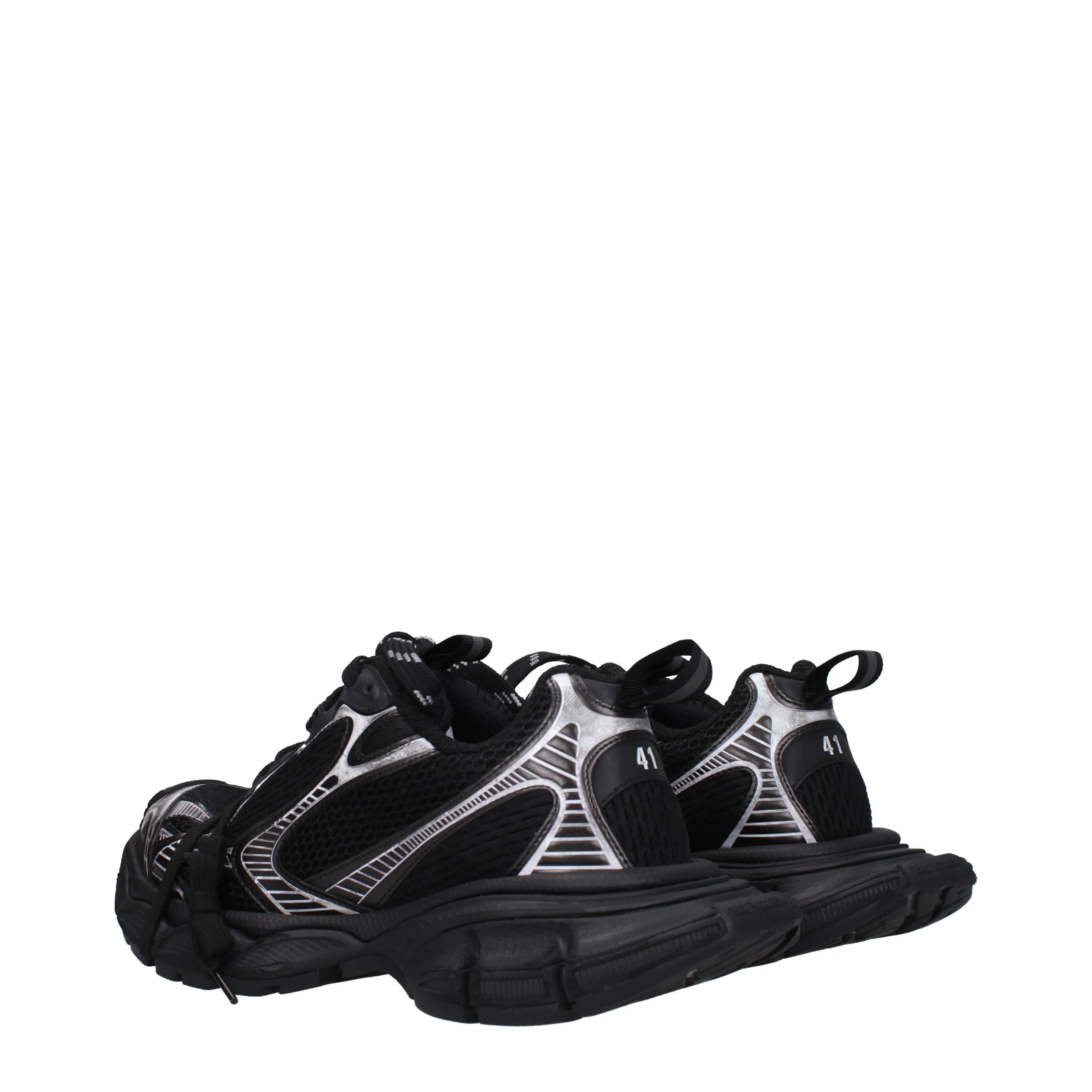 Balenciaga Sneakers 3xl Uomo Tessuto Nero/Bianco