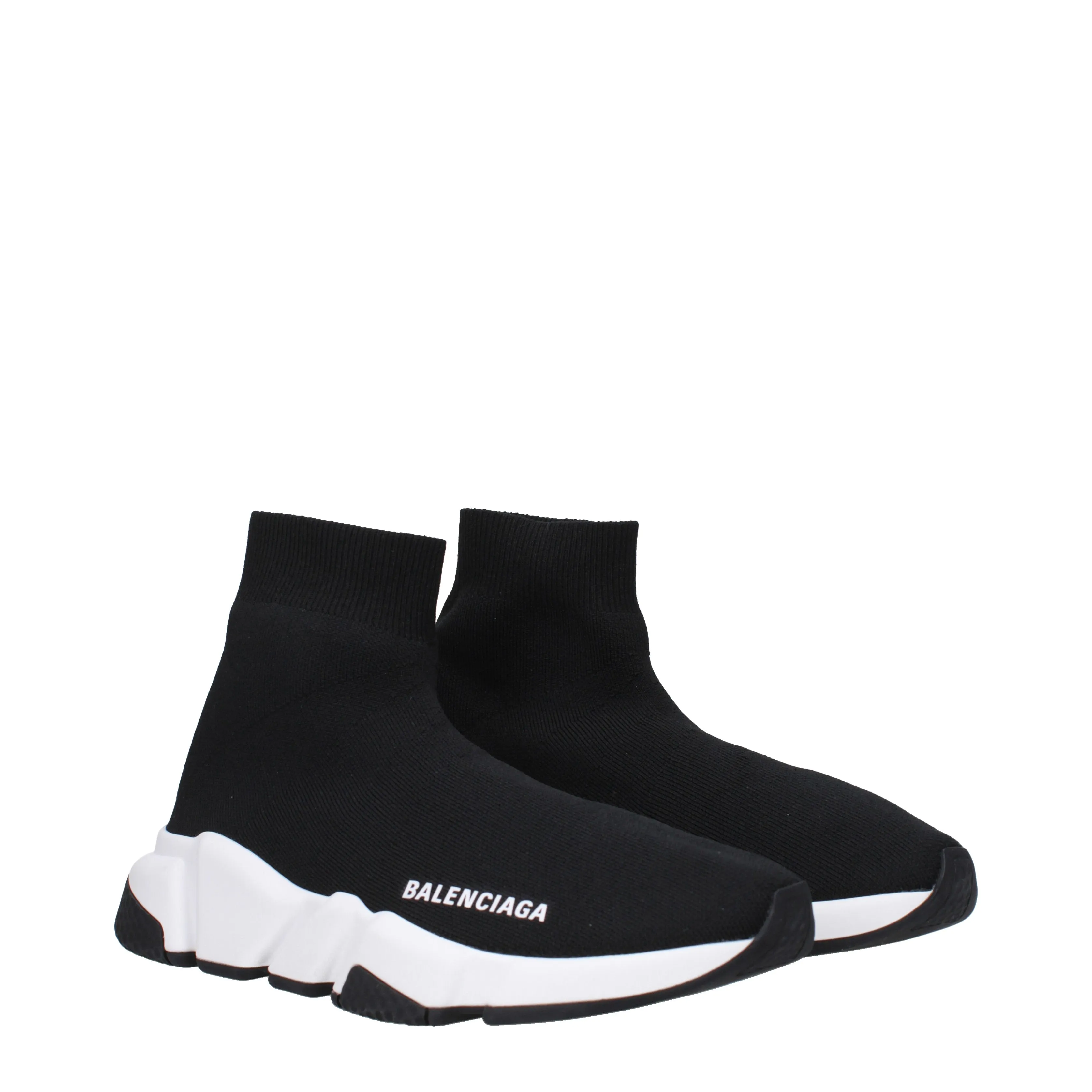 Balenciaga Sneakers Speed Donna Tessuto Nero/Bianco
