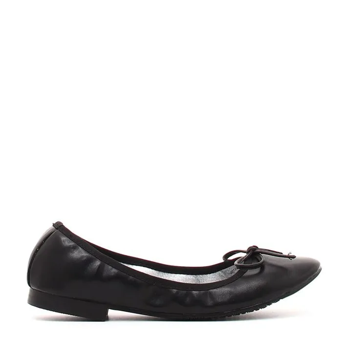 BALLERINA ECO PELLE NERO NERO
