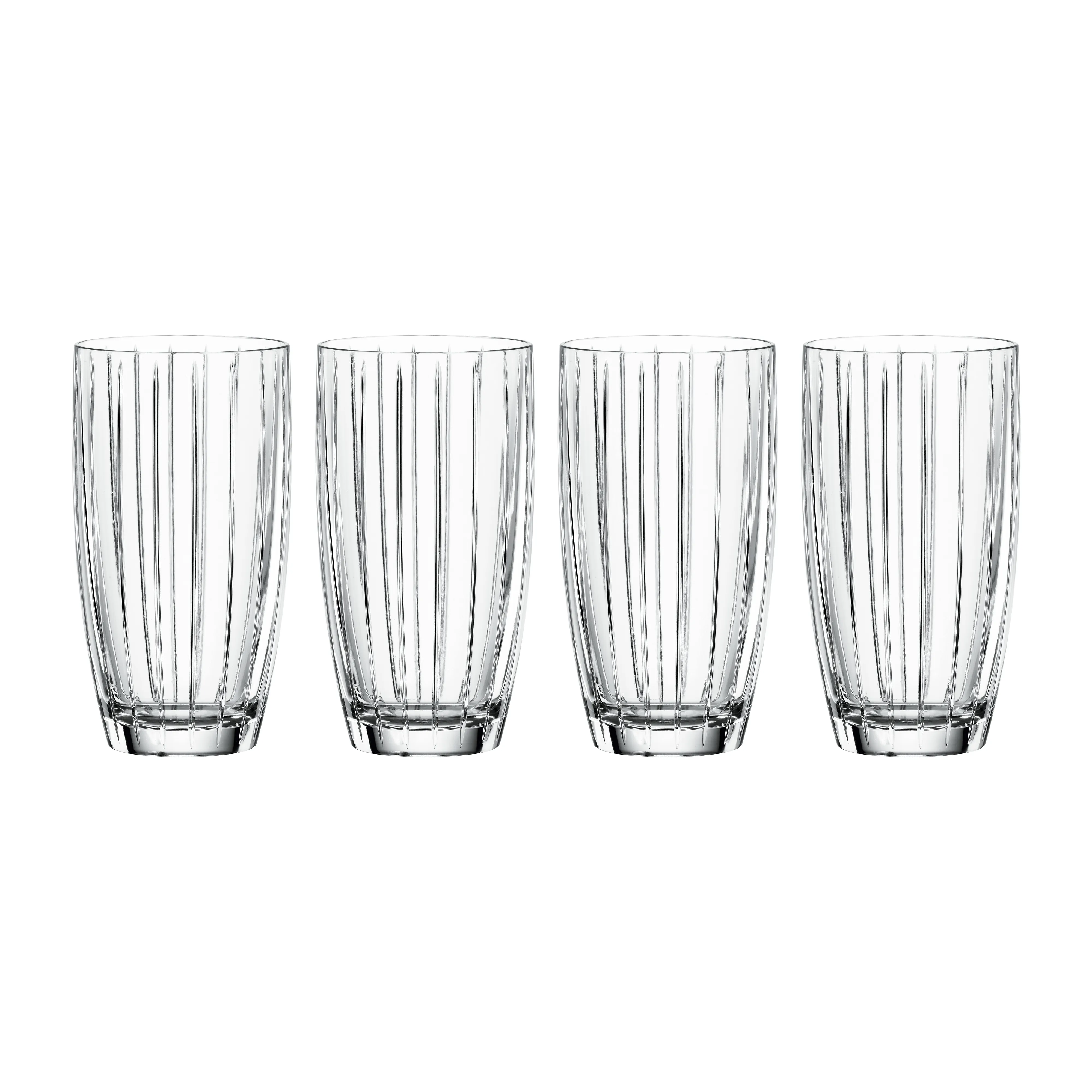 Bicchiere da long drink Milano 41,2 cl confezione da 4.jg{font-size:18px}Trasparente