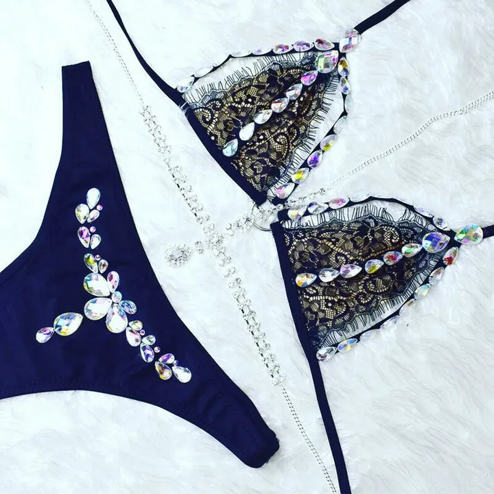 Bikini pizzo sparkly