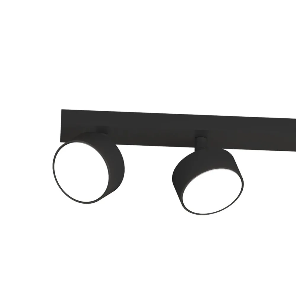 Binario Top Light EDRA 1210 4 NE GX53 LED lampada soffitto parete moderna faretti orientabili