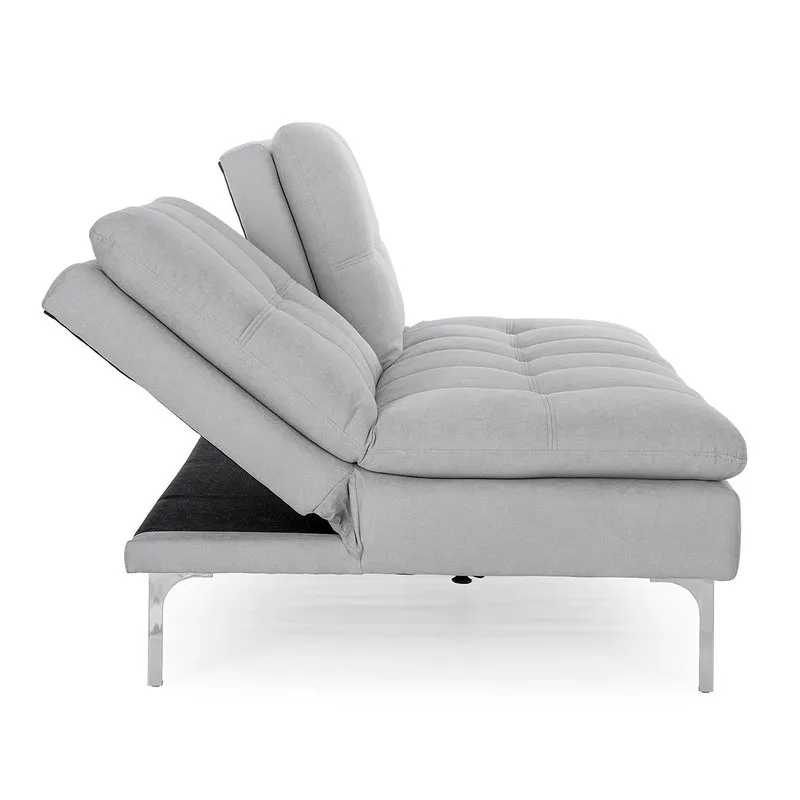 Bizzotto Divano letto 3p Leon grigio chiaro