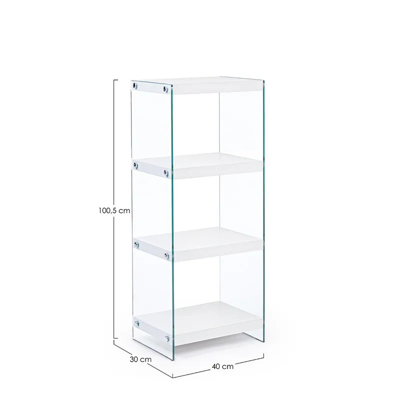 Bizzotto Libreria 4p Line Wood bianco