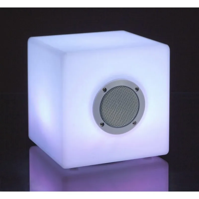 Bizzotto outdoor Lampada led cubo speaker PE 20x20