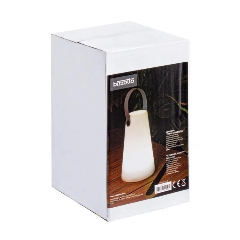 Bizzotto outdoor Lampada led Party cilindrico PE